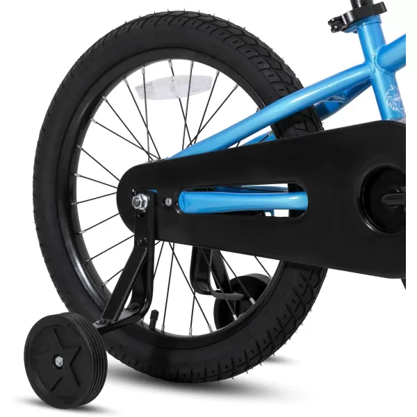 imageJOYSTAR Kids Bike for Ages 212 Years Old Boys Girls 1220 Inch BMX Style Kids Bikes with Training Wheels Children Bicycle for Kids and Toddler Multiple ColorsBlue