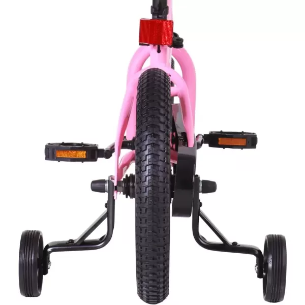 imageJOYSTAR Kids Bike for Ages 212 Years Old Boys Girls 1220 Inch BMX Style Kids Bikes with Training Wheels Children Bicycle for Kids and Toddler Multiple ColorsPink