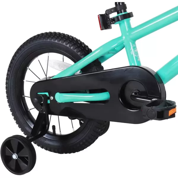 imageJOYSTAR Kids Bike for Ages 212 Years Old Boys Girls 1220 Inch BMX Style Kids Bikes with Training Wheels Children Bicycle for Kids and Toddler Multiple ColorsMint Green