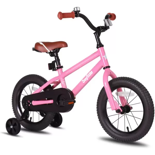 imageJOYSTAR Kids Bike for Ages 212 Years Old Boys Girls 1220 Inch BMX Style Kids Bikes with Training Wheels Children Bicycle for Kids and Toddler Multiple ColorsPink