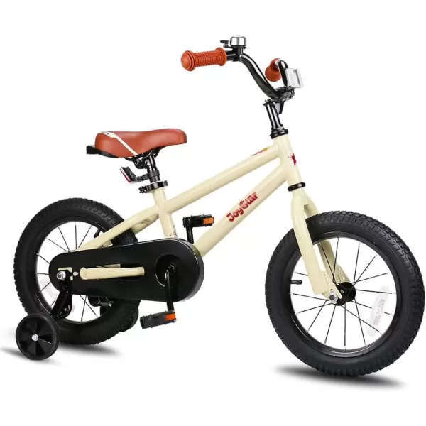 imageJOYSTAR Kids Bike for Ages 212 Years Old Boys Girls 1220 Inch BMX Style Kids Bikes with Training Wheels Children Bicycle for Kids and Toddler Multiple ColorsIvory