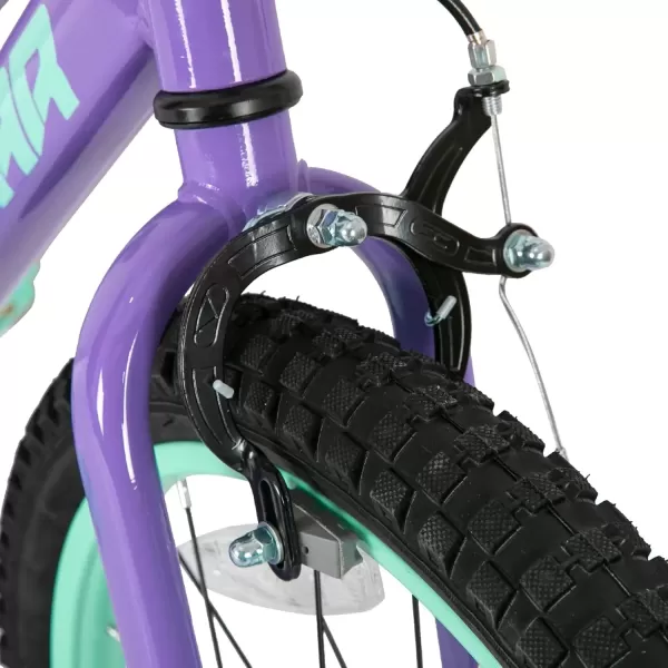 imageJOYSTAR NEO 20 Inch Kids Bike for Ages 610 Years Old Boys ampamp Girls 20 Inch Wheels Kids Mountain Bike with Training Wheels ampamp Handbrake Kids Bicycles Multiple ColorsPurple