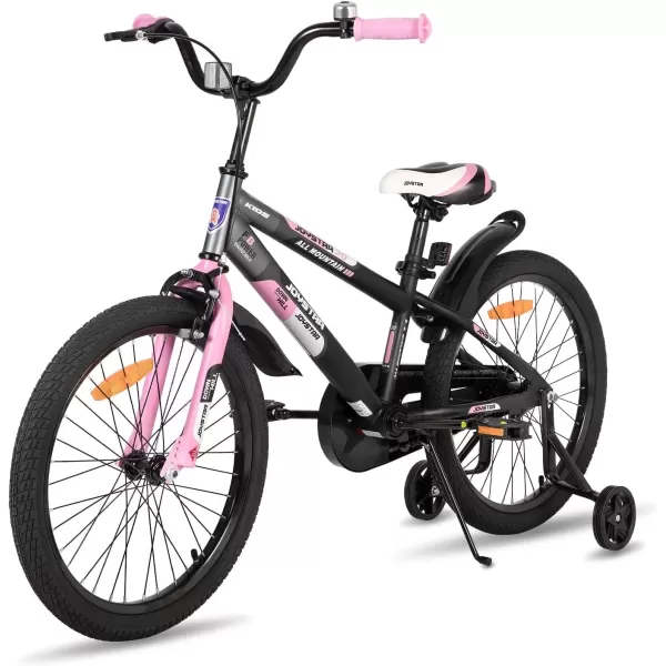 imageJOYSTAR New Berry Kids Bike for Boys and Girls Ages 312 Years Old 12 14 16 Inch Kids Bicycles with Training Wheels 20 Inch Bike with Kickstand Multiple ColorsPink