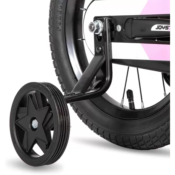 imageJOYSTAR New Berry Kids Bike for Boys and Girls Ages 312 Years Old 12 14 16 Inch Kids Bicycles with Training Wheels 20 Inch Bike with Kickstand Multiple ColorsPink