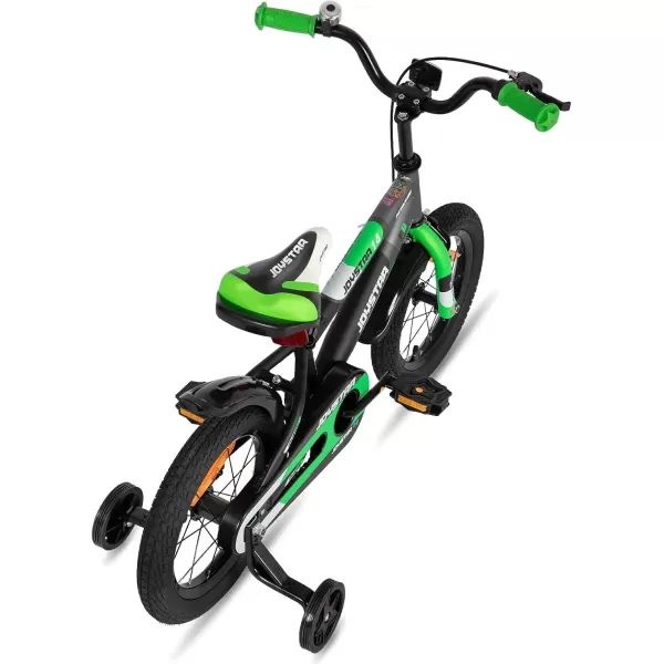 imageJOYSTAR New Berry Kids Bike for Boys and Girls Ages 312 Years Old 12 14 16 Inch Kids Bicycles with Training Wheels 20 Inch Bike with Kickstand Multiple ColorsGreen