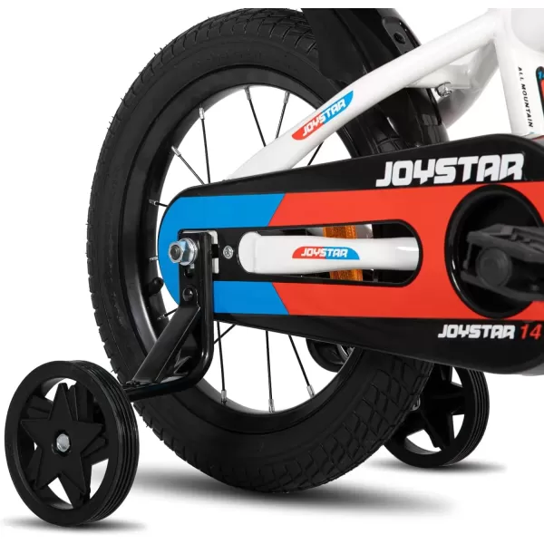 imageJOYSTAR New Berry Kids Bike for Boys and Girls Ages 312 Years Old 12 14 16 Inch Kids Bicycles with Training Wheels 20 Inch Bike with Kickstand Multiple ColorsWhite