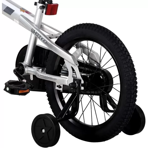 imageJOYSTAR Whizz Kids Bike 12 14 16 18 Inch Kids Bicycle for Toddler and Kids Ages 29 Years Old BMX Style Boys Bike with Training Wheels Children Bicycles Multiple ColorsSilver