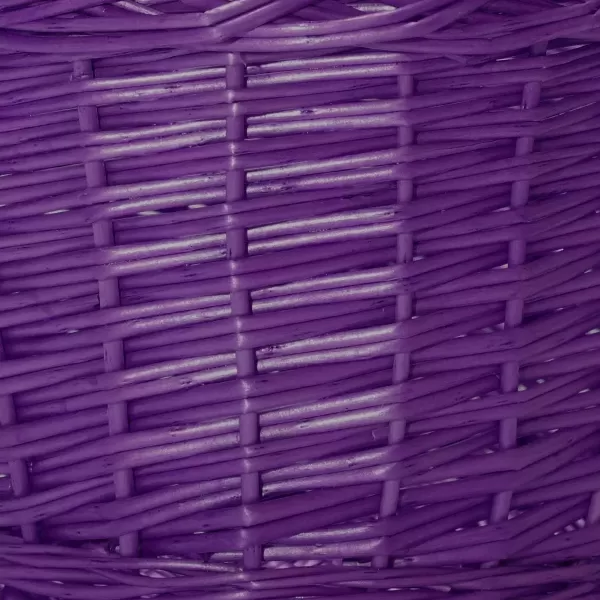 imageDRBIKE Kids Bike Basket for 12 14 16 inch Girls Boys Bike Kids Bicycle Front Handlebar Wicker Basket Kids Bike Accessories Purple