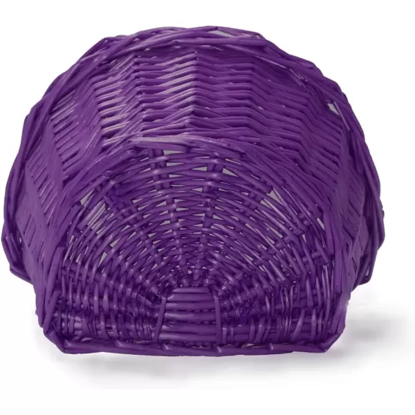 imageDRBIKE Kids Bike Basket for 12 14 16 inch Girls Boys Bike Kids Bicycle Front Handlebar Wicker Basket Kids Bike Accessories Purple