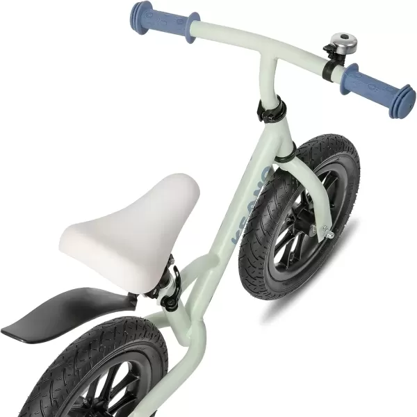 imageJOYSTAR 1214 Inch Kids Balance Bike for 18months5 Years Old Boys Girls Lightweight Toddler Balance Bikes with Footrest and Handlebar Basket or Doll SeatZWhite