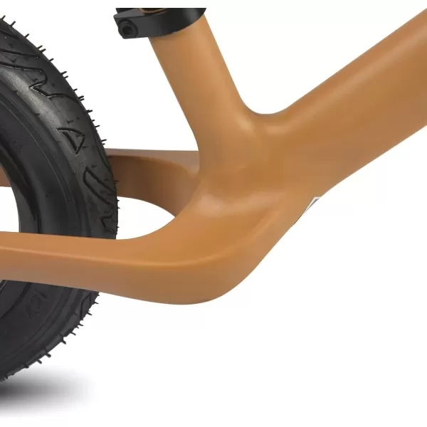 imageKEANO 12 Inch Kids Balance Bike for 26 Years Old Girls Boys Toddler Balance Bike 2 Year Old LightUp Wheels No Pedal Push Bicycle Adjustable Seat Lightweight Nylon Frame Multiple ColorsBrown
