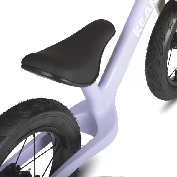 imageKEANO 12 Inch Kids Balance Bike for 26 Years Old Girls Boys Toddler Balance Bike 2 Year Old LightUp Wheels No Pedal Push Bicycle Adjustable Seat Lightweight Nylon Frame Multiple ColorsPurple