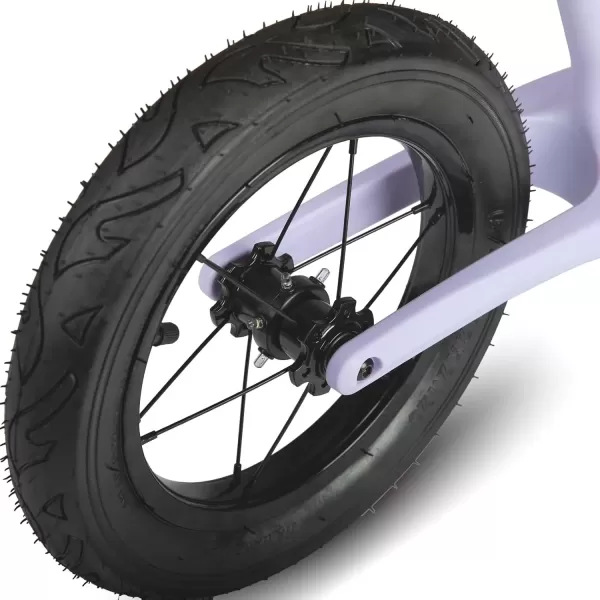 imageKEANO 12 Inch Kids Balance Bike for 26 Years Old Girls Boys Toddler Balance Bike 2 Year Old LightUp Wheels No Pedal Push Bicycle Adjustable Seat Lightweight Nylon Frame Multiple ColorsPurple
