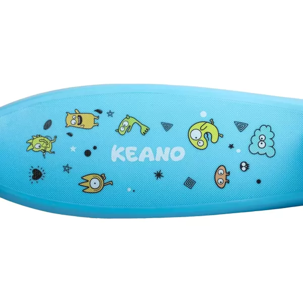 imageKEANO Kick Scooter for Boys ampamp Girls Ages 38 Kids and Toddler 3 Wheel Scooter with Light Up Wheels Adjustable Handlebars Rear Brake Wide Deck Kids ScooterBlue