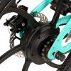 imageJOYSTAR Electric Bike for Kids Teens Ages 10 with 350W Brushless Motor 15 Miles 15MPH Electric Mountain Bicycle with Removable Battery Safe Mini Ebikes with Dual Disc Brakes Multiple ColorsGreen