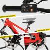 imageJOYSTAR Electric Bike for Kids Teens Ages 10 with 350W Brushless Motor 15 Miles 15MPH Electric Mountain Bicycle with Removable Battery Safe Mini Ebikes with Dual Disc Brakes Multiple ColorsRed