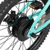 imageJOYSTAR Electric Bike for Kids Teens Ages 10 with 350W Brushless Motor 15 Miles 15MPH Electric Mountain Bicycle with Removable Battery Safe Mini Ebikes with Dual Disc Brakes Multiple ColorsGreen