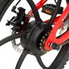 imageJOYSTAR Electric Bike for Kids Teens Ages 10 with 350W Brushless Motor 15 Miles 15MPH Electric Mountain Bicycle with Removable Battery Safe Mini Ebikes with Dual Disc Brakes Multiple ColorsRed