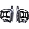 imageDRBIKE Bike Pedals with Toe Clip Cage and Straps for Indoor Bike and Outdoor Bicycles 916 Inch Bicycle Pedals Replacement for MTB Mounatin Stationary Bike 1 Pair Alloy ampamp PPAlloypp
