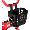 imageJOYSTAR 10 ampamp 12 Inch Kids Bike for Boys and Girls Ages 14 Years Toddler Bike with Training Wheels ampamp Basket Detachable Parent Push Handle Kids Pedal Bike Multiple ColorsRed