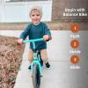 imageJOYSTAR 10quot12quot Toddler Balance Bike for Girls ampamp Boys Ages 18 Months to 5 Years Kids Push Bike with Footrest ampamp Adjustable Seat Height First Birthday Gifts for 25 Boys GirlsGreen