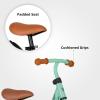 imageJOYSTAR 10quot12quot Toddler Balance Bike for Girls ampamp Boys Ages 18 Months to 5 Years Kids Push Bike with Footrest ampamp Adjustable Seat Height First Birthday Gifts for 25 Boys GirlsGreen