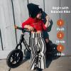 imageJOYSTAR 10quot12quot Toddler Balance Bike for Girls ampamp Boys Ages 18 Months to 5 Years Kids Push Bike with Footrest ampamp Adjustable Seat Height First Birthday Gifts for 25 Boys GirlsBlack