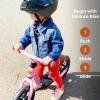 imageJOYSTAR 10quot12quot Toddler Balance Bike for Girls ampamp Boys Ages 18 Months to 5 Years Kids Push Bike with Footrest ampamp Adjustable Seat Height First Birthday Gifts for 25 Boys GirlsPink