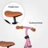 imageJOYSTAR 10quot12quot Toddler Balance Bike for Girls ampamp Boys Ages 18 Months to 5 Years Kids Push Bike with Footrest ampamp Adjustable Seat Height First Birthday Gifts for 25 Boys GirlsPink