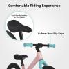 imageJOYSTAR 12 Inch Balance Bike for 18months 2 3 4 and 5 Years Old Boys and Girls Lightweight Push Bike with Adjustable Handlebar and Seat Gift Bike for 25 Boys GirlsSanfordPink