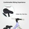 imageJOYSTAR 12 Inch Balance Bike for 18months 2 3 4 and 5 Years Old Boys and Girls Lightweight Push Bike with Adjustable Handlebar and Seat Gift Bike for 25 Boys GirlsSanfordPurple