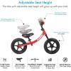 imageJOYSTAR 12 Inch Balance Bike for 18months 2 3 4 and 5 Years Old Boys and Girls Lightweight Push Bike with Adjustable Handlebar and Seat Gift Bike for 25 Boys GirlsRed