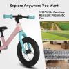 imageJOYSTAR 12 Inch Balance Bike for 18months 2 3 4 and 5 Years Old Boys and Girls Lightweight Push Bike with Adjustable Handlebar and Seat Gift Bike for 25 Boys GirlsSanfordPink