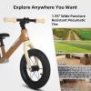 imageJOYSTAR 12 Inch Balance Bike for 18months 2 3 4 and 5 Years Old Boys and Girls Lightweight Push Bike with Adjustable Handlebar and Seat Gift Bike for 25 Boys GirlsSanfordBrown