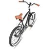 imageJOYSTAR 20quot 24quot 26quot Beach Cruiser Bike for Girls Boys Mens and Womens Single Speed Kids Cruiser Bikes with Coaster Brake Multiple ColorsBlack Gray