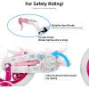 imageJOYSTAR Angel Girls Bike for Toddlers and Kids Ages 213 Years Old 12 14 16 18 20 Inch Kids Bike with Training Wheels ampamp Basket 20 24 Inch Girls Bicycle with Handbrake ampamp KickstandCherry Pink