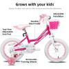 imageJOYSTAR Angel Girls Bike for Toddlers and Kids Ages 213 Years Old 12 14 16 18 20 Inch Kids Bike with Training Wheels ampamp Basket 20 24 Inch Girls Bicycle with Handbrake ampamp KickstandFuchsia