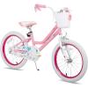 imageJOYSTAR Angel Girls Bike for Toddlers and Kids Ages 213 Years Old 12 14 16 18 20 Inch Kids Bike with Training Wheels ampamp Basket 20 24 Inch Girls Bicycle with Handbrake ampamp KickstandCherry Pink
