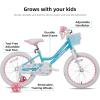 imageJOYSTAR Angel Girls Bike for Toddlers and Kids Ages 213 Years Old 12 14 16 18 20 Inch Kids Bike with Training Wheels ampamp Basket 20 24 Inch Girls Bicycle with Handbrake ampamp KickstandBlue