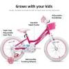 imageJOYSTAR Angel Girls Bike for Toddlers and Kids Ages 213 Years Old 12 14 16 18 20 Inch Kids Bike with Training Wheels ampamp Basket 20 24 Inch Girls Bicycle with Handbrake ampamp KickstandFuchsia