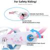 imageJOYSTAR Fairy Girls Bike for Toddlers and Kids Ages 28 Years Old 12 14 16 18 Inch Kids Bike with Training Wheels Handbrake and Basket Toddler Girl Bike Children BicyclePink