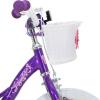 imageJOYSTAR Fairy Girls Bike for Toddlers and Kids Ages 28 Years Old 12 14 16 18 Inch Kids Bike with Training Wheels Handbrake and Basket Toddler Girl Bike Children BicyclePurple