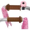 imageJOYSTAR Little Miss Kids Bike for 29 Years Girls 12 14 16 18 Inch Princess Girls Bike with Training Wheels Doll Seat Bike Streamers Toddler Girl Bikes Kids Bicycle Blue Pink WhitePink