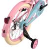 imageJOYSTAR Little Miss Kids Bike for 29 Years Girls 12 14 16 18 Inch Princess Girls Bike with Training Wheels Doll Seat Bike Streamers Toddler Girl Bikes Kids Bicycle Blue Pink WhitePink