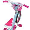 imageJOYSTAR Paris Girls Bike for Ages 38 Years Old 14 16 18 Inch Kids Bike with Training Wheels Basket and Handbrake Multiple ColorsBlue