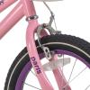 imageJOYSTAR Paris Girls Bike for Ages 38 Years Old 14 16 18 Inch Kids Bike with Training Wheels Basket and Handbrake Multiple ColorsPink