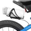 imageJOYSTAR Pluto 12 14 16 18 20 Inch Kids Bike with Light Up Training Wheels Kids Bicycle for Boys Girls Age 312 Years Children Bikes Multiple ColorsBlue