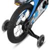 imageJOYSTAR Pluto 12 14 16 18 20 Inch Kids Bike with Light Up Training Wheels Kids Bicycle for Boys Girls Age 312 Years Children Bikes Multiple ColorsBlue