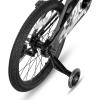 imageJOYSTAR Pluto 12 14 16 18 20 Inch Kids Bike with Light Up Training Wheels Kids Bicycle for Boys Girls Age 312 Years Children Bikes Multiple ColorsCharcoal
