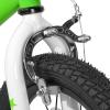 imageJOYSTAR Pluto 12 14 16 18 20 Inch Kids Bike with Light Up Training Wheels Kids Bicycle for Boys Girls Age 312 Years Children Bikes Multiple ColorsGreen